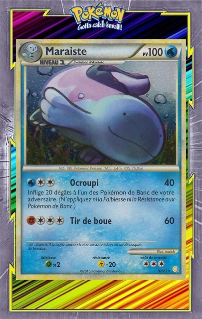 Maraiste Holo - HS01:HeartGold SoulSilver - 9/123 - Carte Pokemon Française