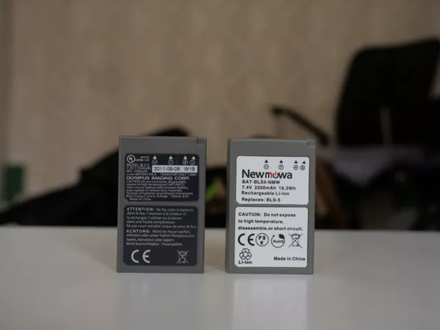 Bls-5 Battery Olympus E-Pl2 Pl3 Pl5 Pl6 Pl7 Pl8 Pl9 P3 P7 Om-D E-M10