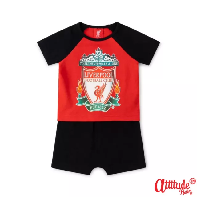 Liverpool Baby Shorts & T-Shirt Set-Kinder Liverpool offizielle Shorts und T-Shirt