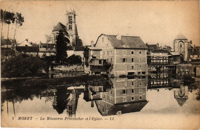 CPA Moret La Minoterie Provencher et Eglise (1269428)