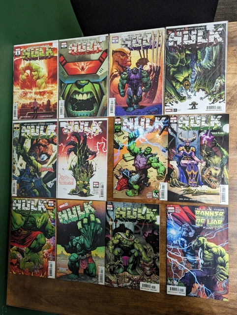 Hulk #1 2 3 4 5 6 8 9 10 11 12 TITAN Marvel Set Lot Run + Banner of War Alpha
