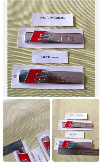 Adesivo colore AUDI SPORT per AUDI A1 A3 A4 A5 A6 A7 A8 TT Q1 Q2 Q3 Q4 Q5 Q6 Q7 Q8 Q9 RS