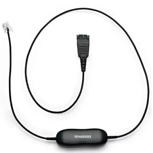 New Jabra GN Netcom GN1200 Smart Cord Straight 0.8m Cable 88001-99 RJ Plug