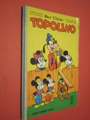 WALT DISNEY- TOPOLINO libretto- n° 402 c- originale mondadori- del 1963