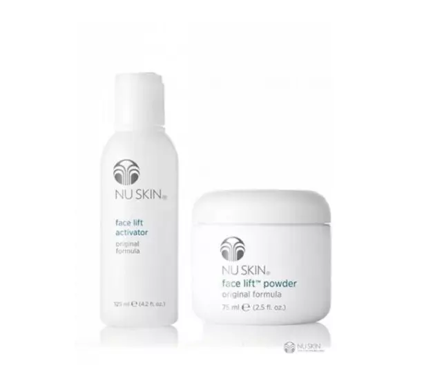 Nu Skin Nuskin Face Lift Powder (75g) and Activator (125ml) - Original Formula