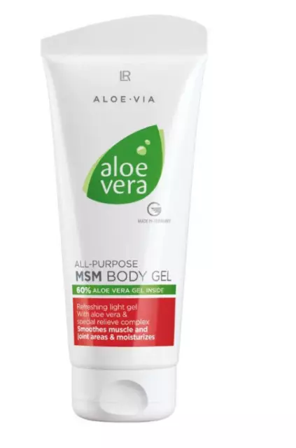 LR Aloe Vera Multifunktionales MSM Körper Gel 200ml kühlt beruhigt Kräuterextrak