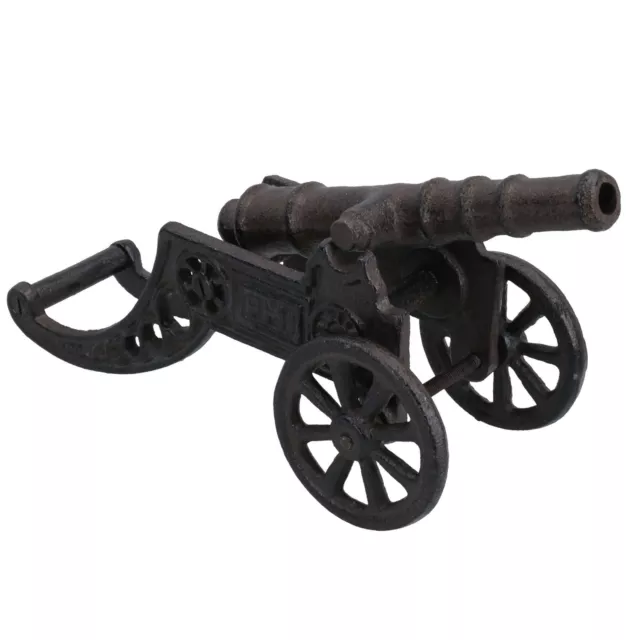 Cannon Cast Iron Model Statue Figure Collectible Sculpture SML Replica Ornament