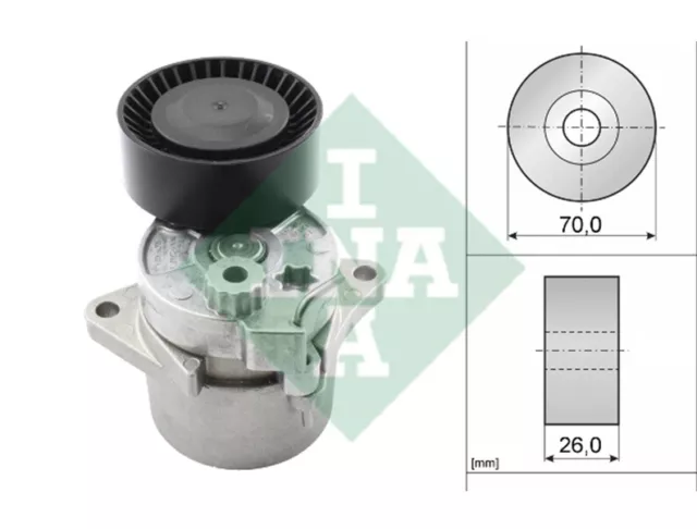 INA 533 0017 10 Galet tendeur de courroie d'accessoire pour MERCEDES-BENZ