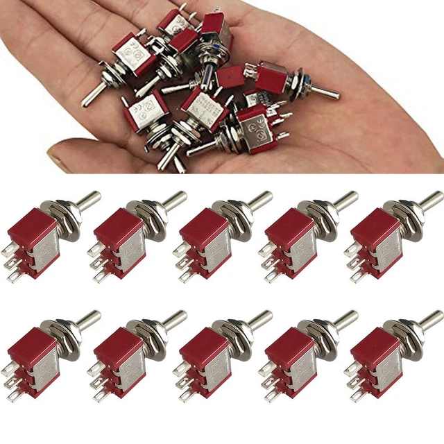 20 Blocs Cavaliers (borniers) 3 Positions - 400V 15A, Rouge, Pour Connexions électriques