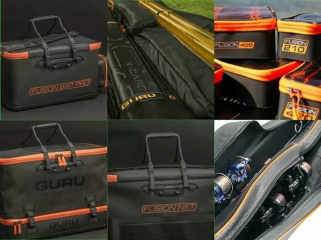 Guru Fusion Luggage Range Choose From Pole Holdall,Rod Holdall,Caryalls,Bait Pro