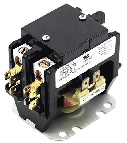 Definite Purpose Contactor 40 FLA 50 RES 2 Pole 24V Coil YC-CN-PBC402-1