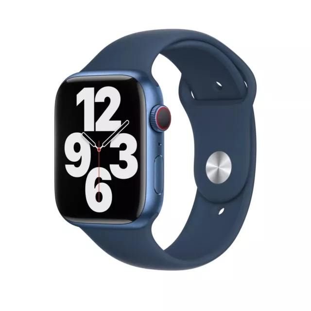 Véritable Apple Montre Sport Bracelet 42mm 44mm 45mm - Abyss Bleu - Nouveau