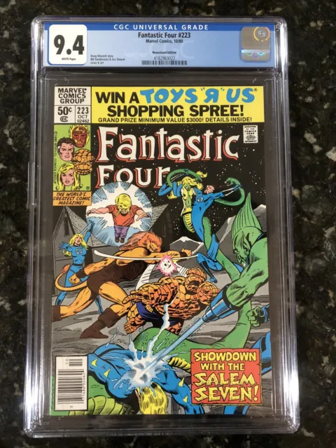 Fantastic Four 223 CGC 9.4 1980 NEWSSTAND Bill Sienkiewicz- BUY 1, GET $14 OFF 2
