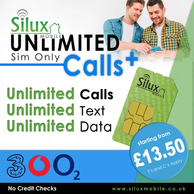 Unlimited Calls, Text and Data SIM card 4G/5G Ready Mobile - No extra costs!