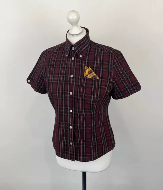 BRUTUS TRIMFIT X Dr Martens Shirt Oxblood Red Sz Medium Ladies EUR 41 50 PicClick IT