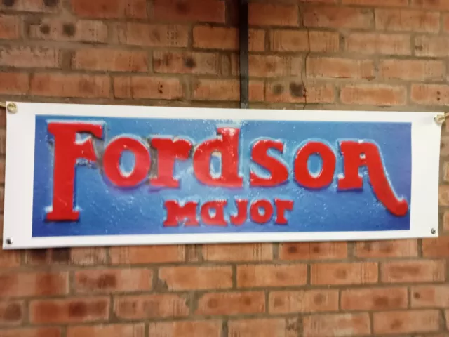 FORDSON Major 3d affect large pvc WORK SHOP BANNER garage