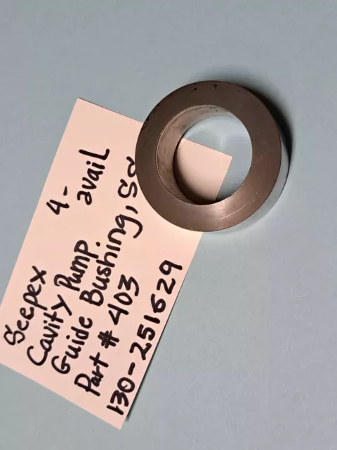 Seepex Cavity Pump S.S. Guide Bushing, part# 403, 130-251629