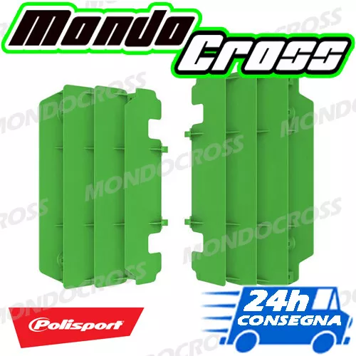 Griglie protezione radiatori Verde 05 KAWASAKI KX 125 1997 (97)!