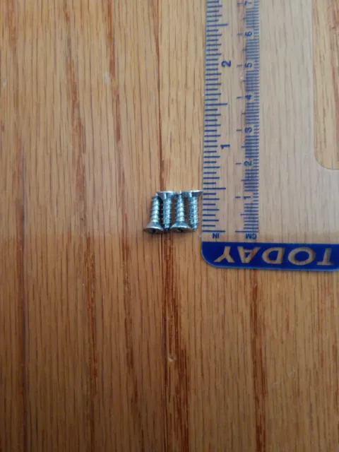 Wood Screws .5 inch 4 qty #6 metal 1/2 inches Zinc plated