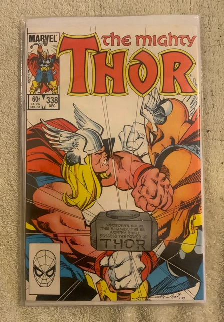 The Mighty Thor #338 Marvel 1983 - 2nd Appearance of Beta Ray Bill 3