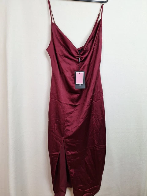KAREN MILLEN BLACK Silk Dress Uk 10 Lined Pit to Pit 16 Length 29 New No  Tags 12.94 - PicClick UK