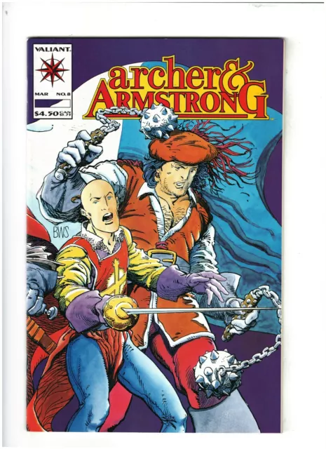Archer & Armstrong #8 NM- 9.2 Valiant Comics Flipbook Eternal Warrior, 1st Ivar