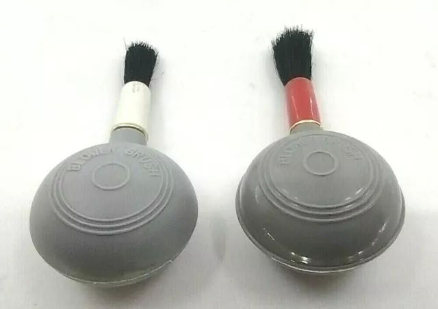Vintage Blower Brushes For Camera Lens Dust Electronics Lot of 2