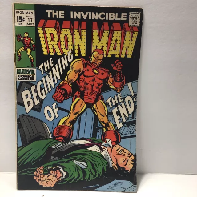 Iron Man (vol.1) #17 Silver Age 1969! 1st Madame Masque