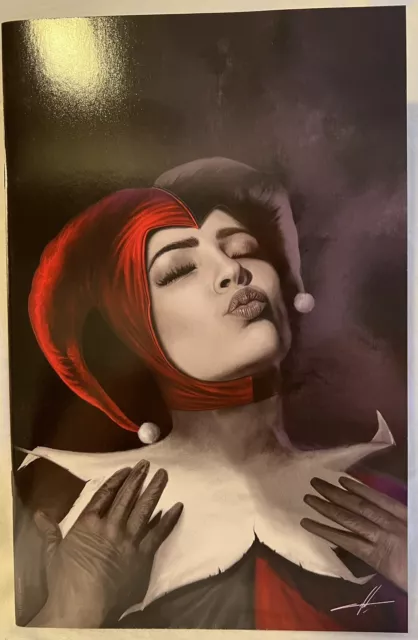 DARK KNIGHTS OF STEEL #1 CARLA COHEN 616 Virgin Variant B Harley Quinn