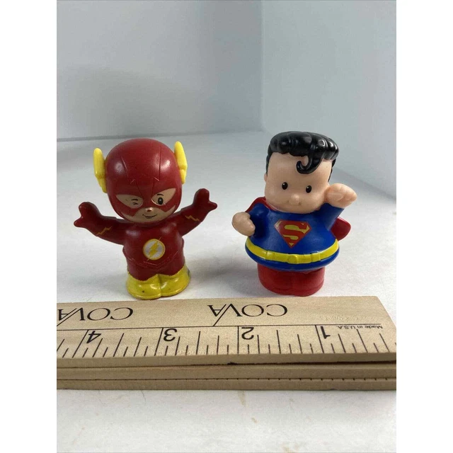 Fisher Price Little People DC Super Hero Flash and Superman