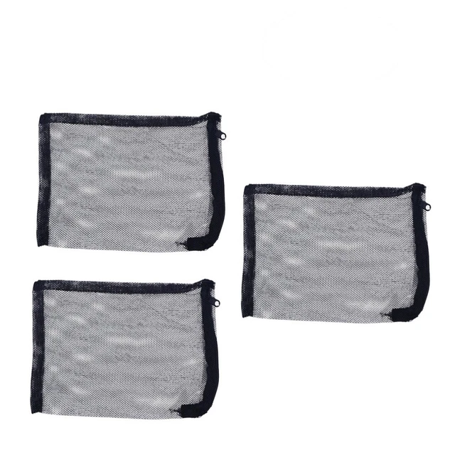 3 pz borsa multimediale filtro borse acquario cerniera serbatoio pesce rete nylon