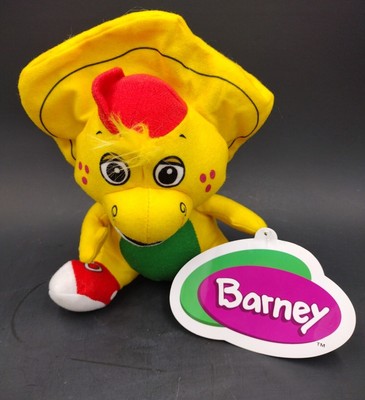 TOY FACTORY BARNEY And Friends BJ Plush Yellow 7" Dinosaur Stuffed Soft