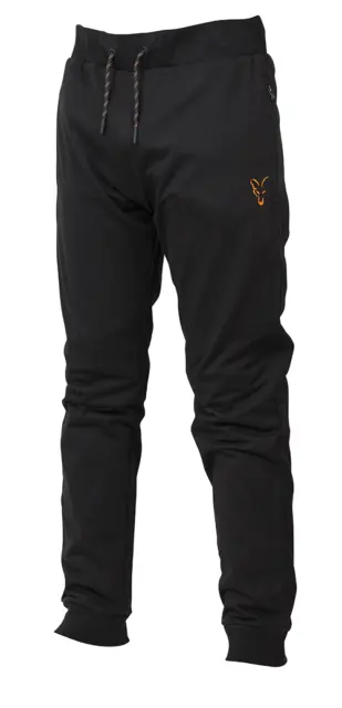 FOX Collection Black & Orange Lightweight Joggers - Carp Fishing Clothing