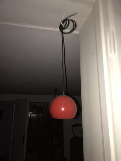 70‘er Jahre Lampe orange