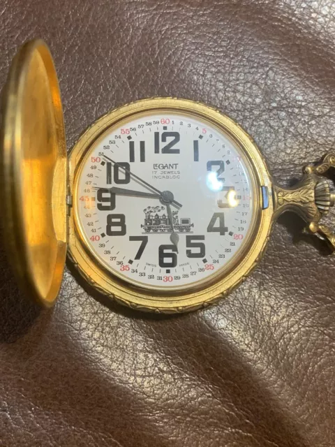 Legant pocket watch 17 jewels incabloc on sale
