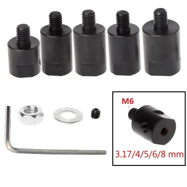 NICEDACK Adaptateur D'Essieu Universel Pour Remorque Vélo - M10 X 1.0, 3/8 X 26 Et M5 - Kit Complet