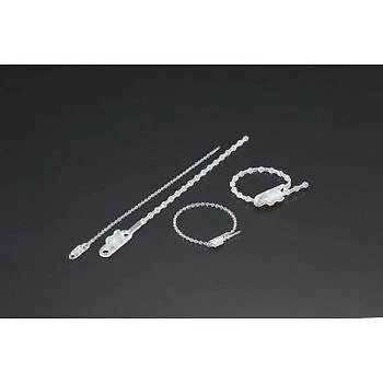 TRUSCO Double Head Knot Tie 3.5mm x 167mm Maximum Binding 41 White TRKTV-17 903
