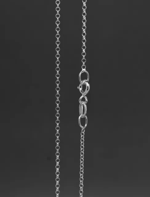 925 Sterling Silver Round Link Belcher Chain Necklace (Various Sizes Available)