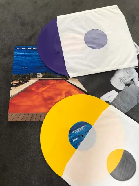 RED HOT CHILI PEPPERS Californication 2 LP Vinyles Couleur Jaune Violet NM-