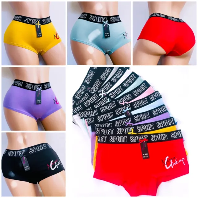 Vassa Boxer Briefs Sexy Women's Underwear Quick Dry Panties Boyshorts  Colombian