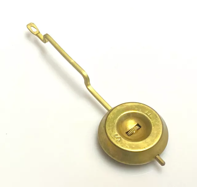 5.25" Long Off-Set Rod Brass Pendulum For American Ansonia Clock