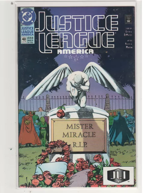 Justice League America #40 Keith Giffen J.M. DeMatteis Batman 9.2