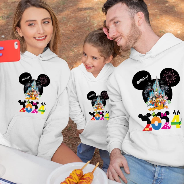 PERSONALISED DISNEYLAND 2025 Disney World Holiday Family 2025 HoodieDV