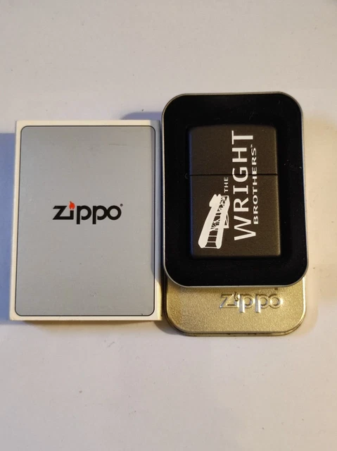 Zippo 20422 Wright brothers Lighter Case - No Inside Guts Insert