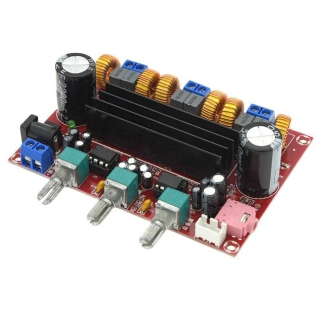 High Quality TPA3116D2 2 1 Channel Amplifier Board 2x 50W+100W Red Color