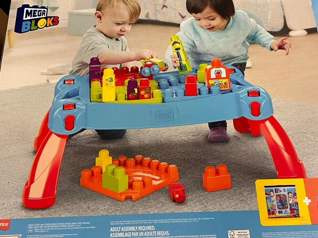 Fisher-Price Mega Blocks Baukasten Bau- und Lerntisch #PH 1507