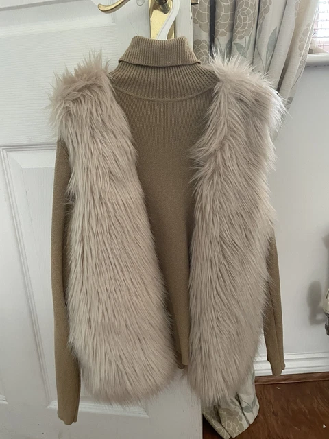 Girls Beautiful H&M Gilet & Zara sweater Age 10 To 11