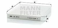 Original Mann-Filter Innenraumfilter Filter Pollenfilter Mazda Cu 2043