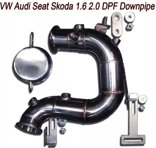 Tubo Rimozione DOWNPIPE FAP DPF Audi Q3 2.0 TDI 110 150 184 210 cv Euro6 VA4