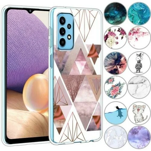 Étui pour Téléphone Portable Samsung Galaxy A32 5G en Silicone de Protection TPU